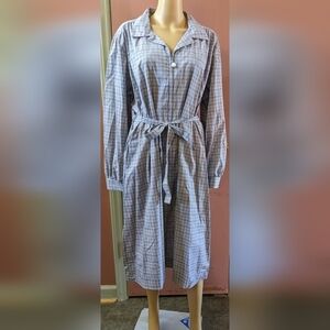 New Carolina maid made in USA long sleeve dress size 24 1/2, TG